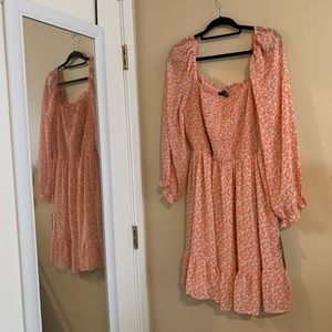 Plus size summer smock dress . 🌸💕